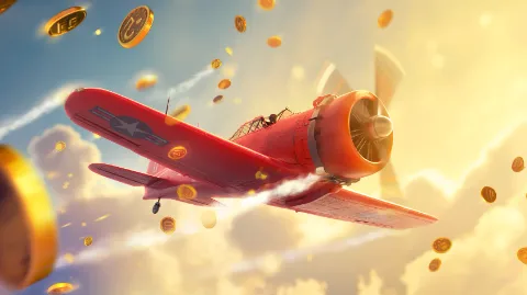 Aviator vliegtuig stijgende multiplier grafiek