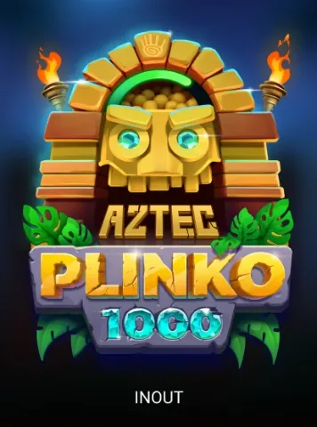 Plinko Aztec balletje door piramide van pinnen